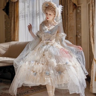 Flora Hime Lolita Style Dress JSK by Cat Fairy (CF21)